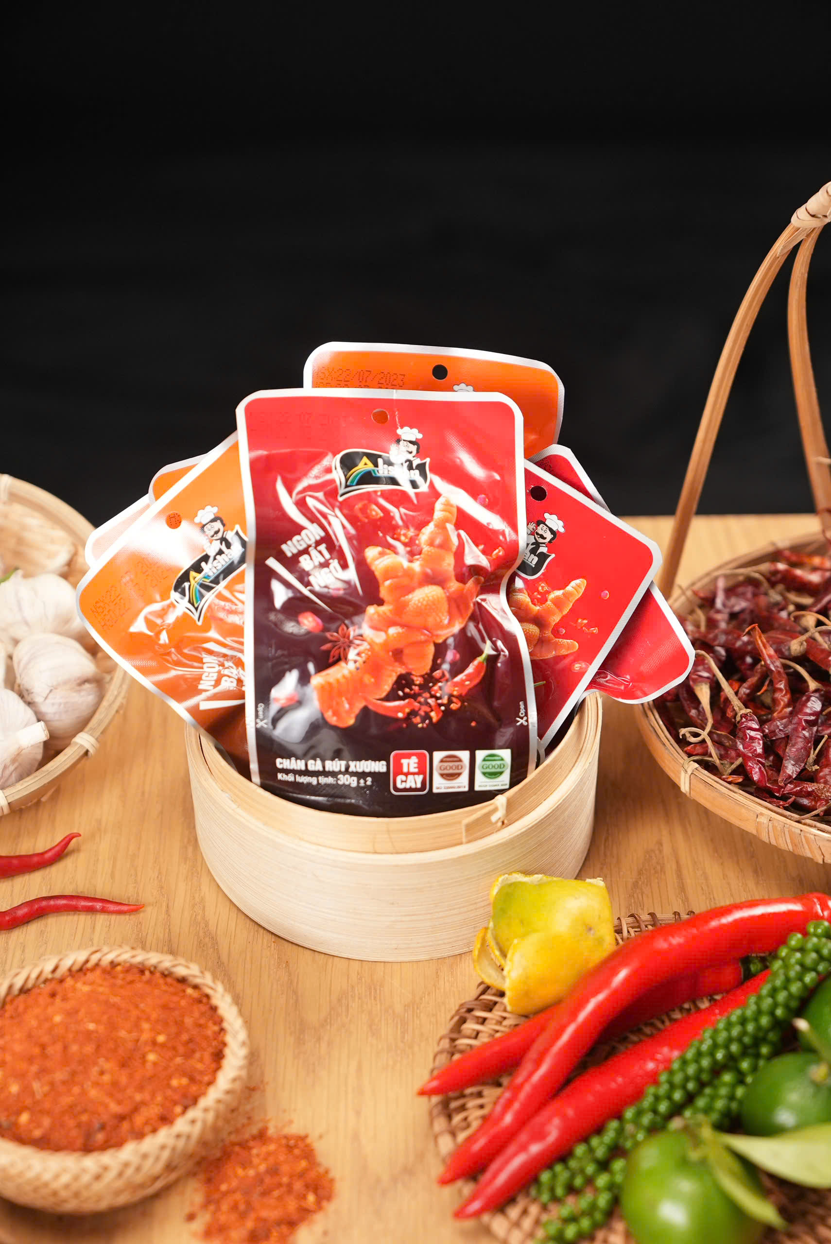 Chân gà rút xương vị cay