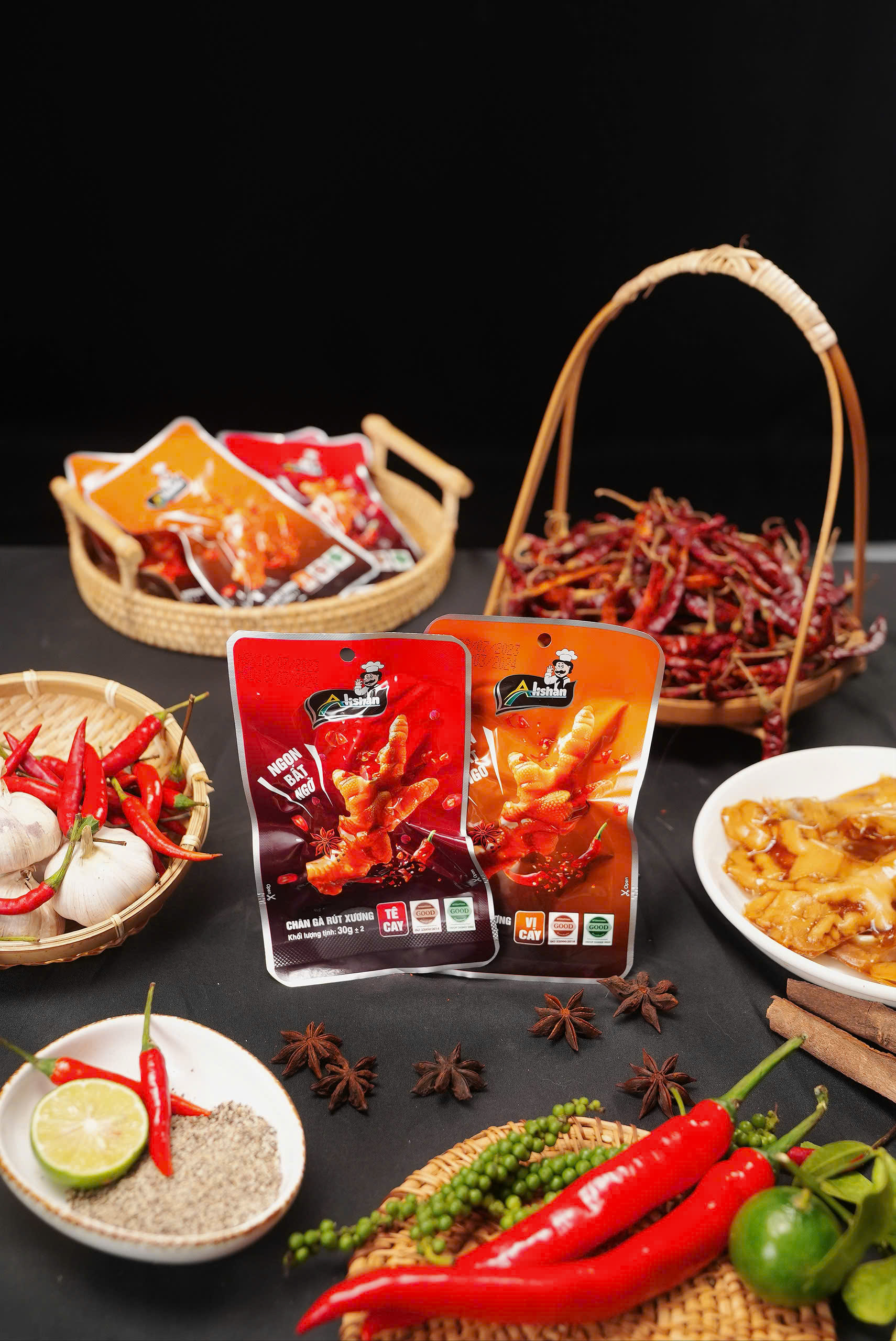 Chân gà rút xương vị tê cay